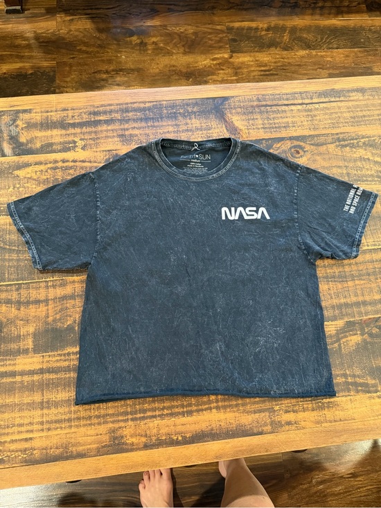 Fifth Sun Tops - Fifth Sun Black NASA Graphic Tee - Short Sleeve